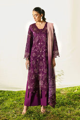 3-PC Unstitched Embroidered Lawn Riwayat By Ramsha | Y-1305